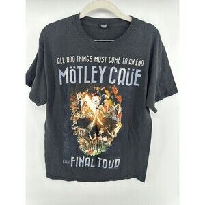 Motley Crue The Final Tour 2014 Band T-shirt Size M